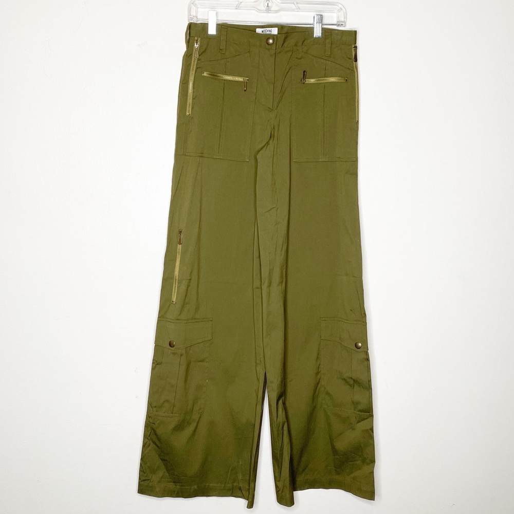 Moschino Cheap and Chic Wide Leg Cargo Pan…